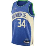 Color Blue of the product Maillot NBA Giannis Antetokounmpo Milwaukee Bucks...