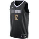 Color Black of the product NBA Jersey Ja Morant Memphis Grizzlies Nike City...