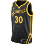 Color Noir du produit Maillot NBA Stephen Curry Golden State Warriors Nike...