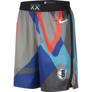 Nike NBA Brooklyn Nets Showtime Basketball Pants - FB3431-010