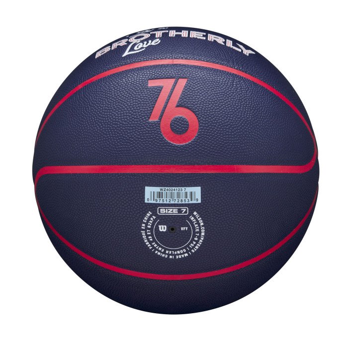 Ballon Wilson Philadelphia Sixers Thunder NBA City Edition image n°5