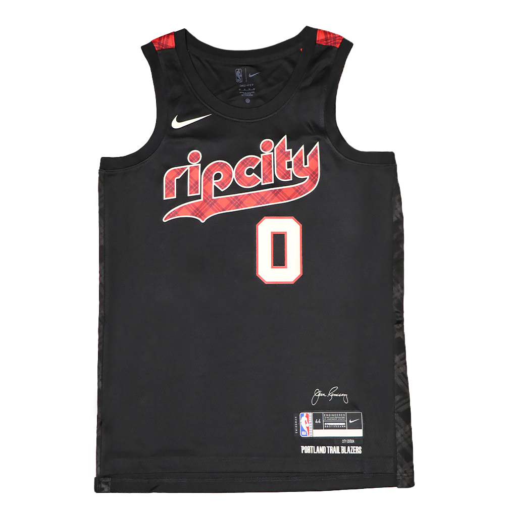 Maillot NBA Damian Lillard Portland Trailblazers Nike City Edition -  Basket4Ballers