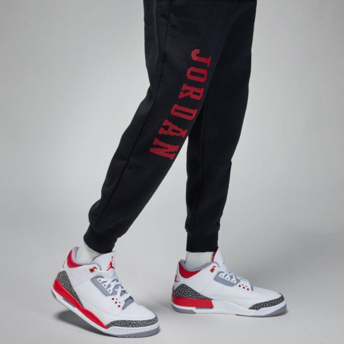 Pantalon Jordan Essentials Holiday black/gym red image n°5