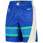 Color Bleu du produit Short NBA Milwaukee Bucks Nike City Edition