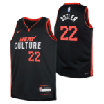 Color Blanc du produit Maillot NBA Enfant Jimmy Butler Miami Heat Nike City...