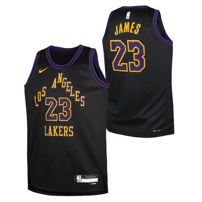 Maillot NBA Enfant Lebron James Los Angeles Lakers Nike City Edition