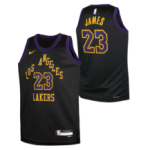Color White of the product Maillot NBA Enfant Lebron James Los Angeles Lakers...