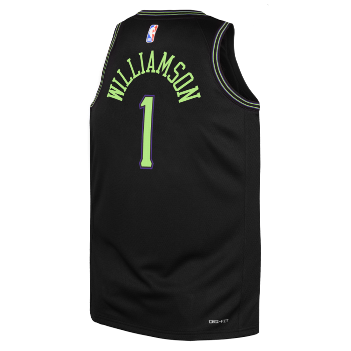 Maillot NBA Enfant Zion Williamson New Orleans Pelicans Nike City Edition image n°3