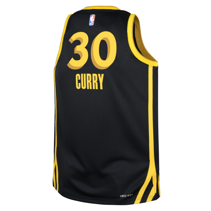 Maillot NBA Enfant Stephen Curry Golden State Warriors Nike City Edition image n°2