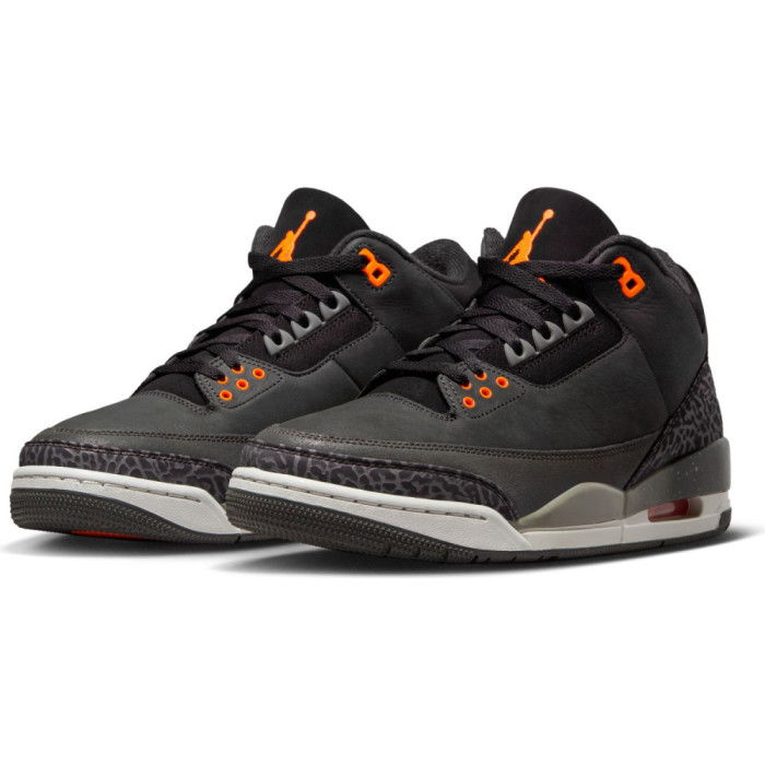 Air Jordan 3 Retro night stadium/total orange-black image n°3