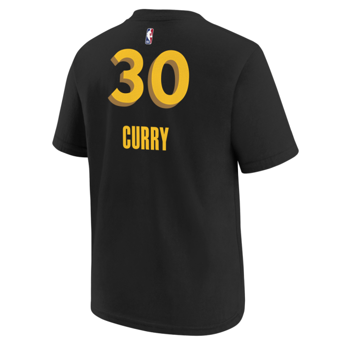 T-Shirt NBA Enfant Stephen Curry Golden State Warriors Nike City Edition N&N image n°2