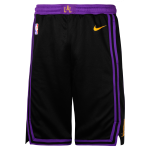 Color Gris du produit Short NBA Enfant Los Angeles Lakers Nike City Edition