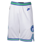 Color Blanc du produit Short NBA Enfant Minnesota Timberwolves Nike...