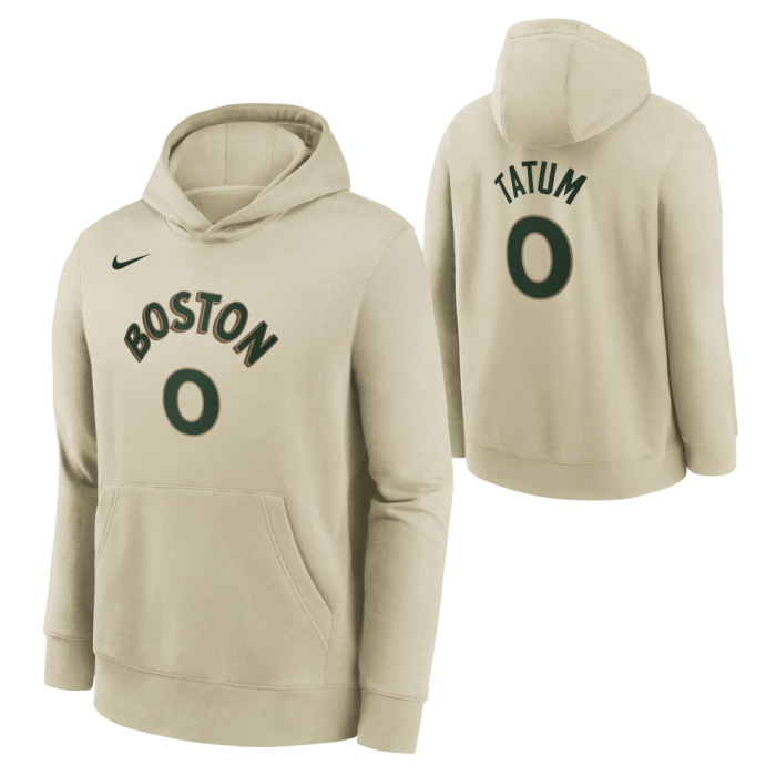 Sweat à Capuche NBA Enfant Jayson Tatum Boston Celtics Nike City Edition image n°3