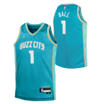 Color White of the product Maillot NBA Enfant Lamelo Ball Charlotte Hornets...