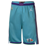 Color Blue of the product Short NBA Enfant Charlotte Hornets Nike Hardwood...