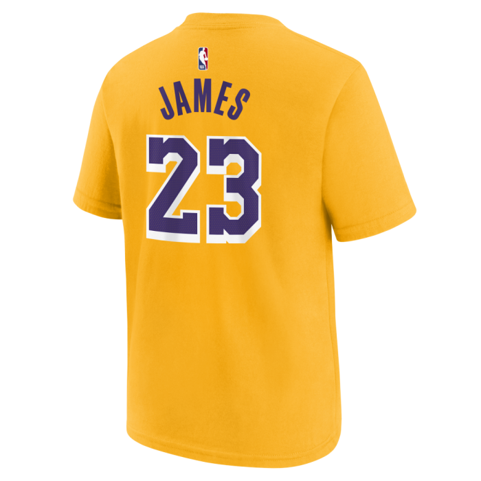 T-Shirt NBA Petit Enfant Los Angeles Lakers Lebron James Nike Icon Edition image n°2