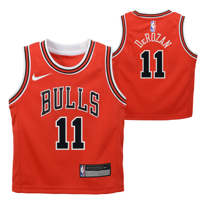 Maillot NBA Petit Enfant Chicago Bulls DeMar DeRozan Nike Icon Edition image n°3