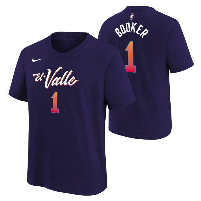 T-Shirt NBA Enfant Devin Booker Phoenix Suns Nike City Edition N&N