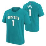 T-Shirt NBA Enfant Lamelo Ball Charlotte Hornets Nike City Edition N&N