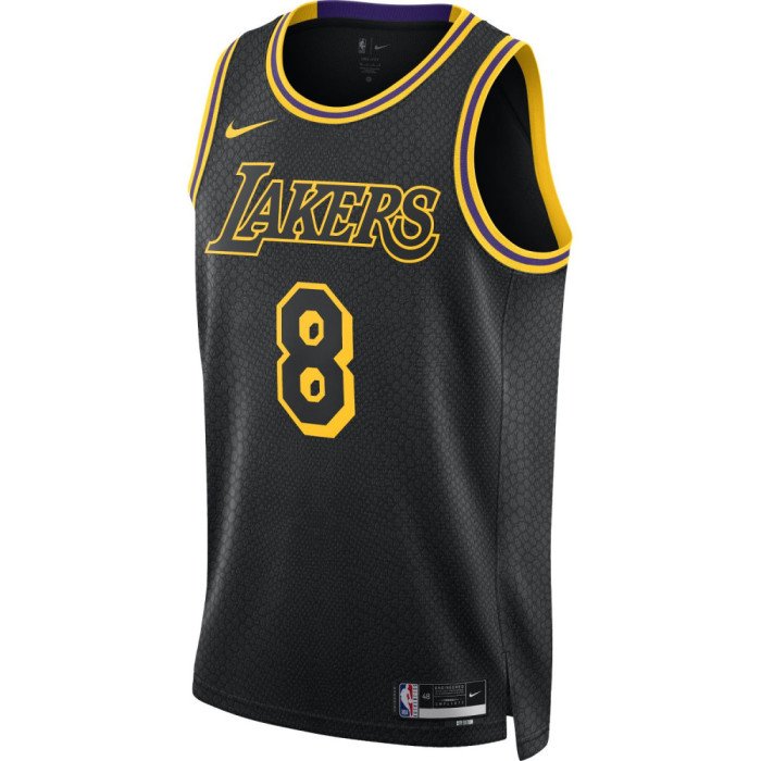 Kids NBA Jersey Kobe Bryant Los Angeles Lakers Nike City Edition black/amarillo