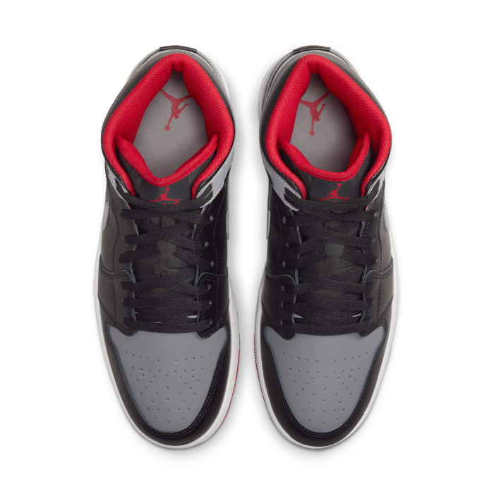 Air Jordan 1 Mid Black Cement image n°4