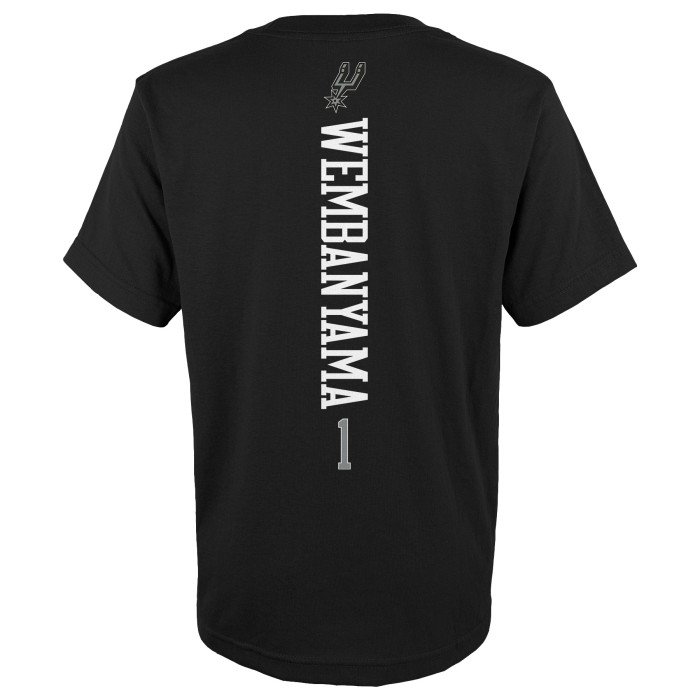 T-shirt NBA Victor Wembanyama San Antonio Spurs Name&Number image n°2
