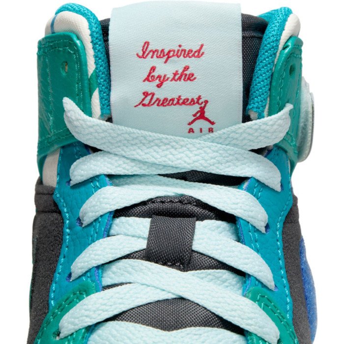 Air Jordan 1 Mid Sneaker School anthracite/glacier blue-aquatone image n°13
