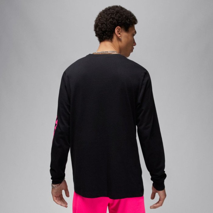 T-shirt manches longues Jordan Dri-FIT Sport black/pink image n°2