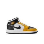 Color Yellow of the product Air Jordan 1 Mid Yellow Ochre Enfants GS