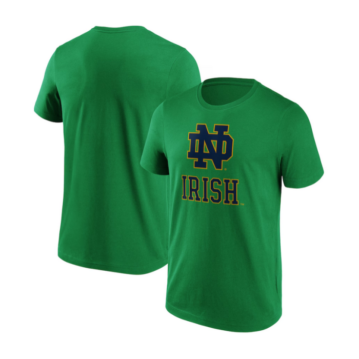 T-Shirt Notre Dame Fighting Irish Primary Logo Graphique - Homme image n°3