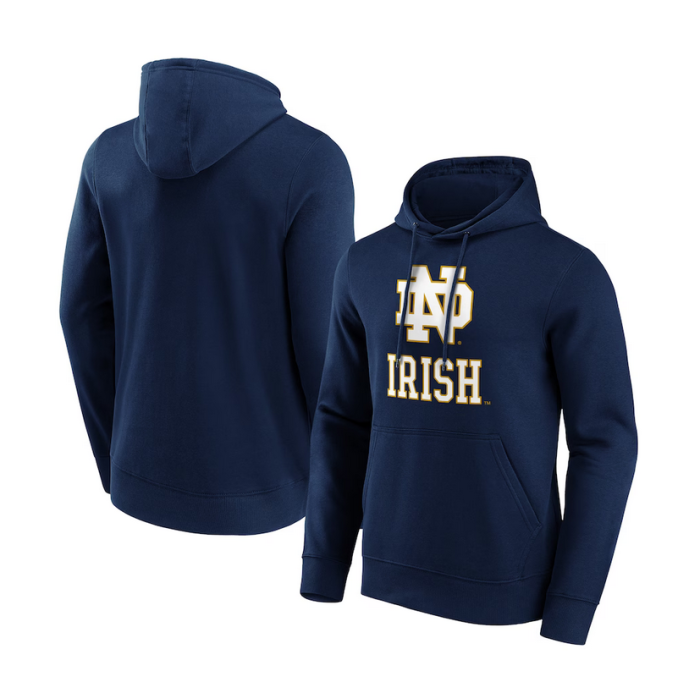 Sweat capuche Notre Dame Fighting Irish Primary Logo Graphique - Homme image n°3