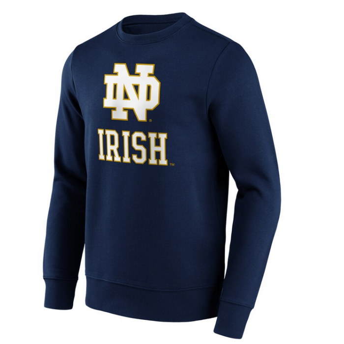 Crew Sweat Notre Dame Fighting Irish Primair Logo Grafisch - Heren