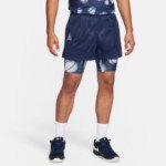 Color Blue of the product Nike Icon Ja Shorts 2 in 1 Dri-FIT midnight navy