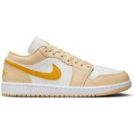 Color Yellow of the product Air Jordan 1 Low Team Gold