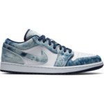 Color White of the product Air Jordan 1 Low SE Washed Denim