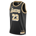 Color Noir du produit Maillot Lebron James Los Angeles Lakers Select...
