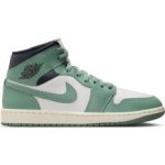 Color White of the product Air Jordan 1 Mid Jade Smoke