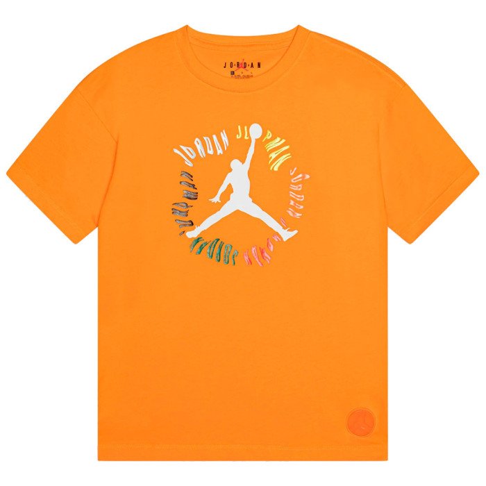 T-shirt Jordan Fuel Up Cool Down Orange Enfant