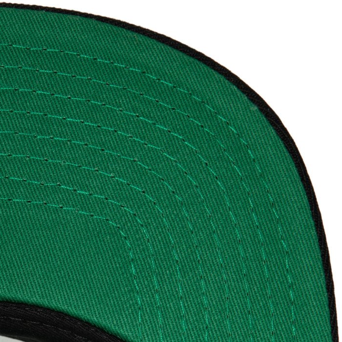 Casquette NBA Team 2 Tone 2.0 Snapback Celtics Mitchell & Ness Green-black image n°3