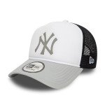Color Blanc du produit Casquette New Era MLB Logo New York Yankees Trucker...