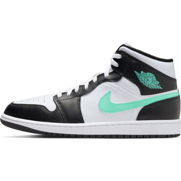 Air Jordan 1 Mid Black/Green Glow image n°6