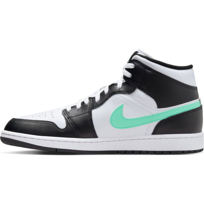 Air Jordan 1 Mid Black/Green Glow image n°7