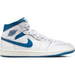 Color White of the product Air Jordan 1 Mid SE Industrial Blue