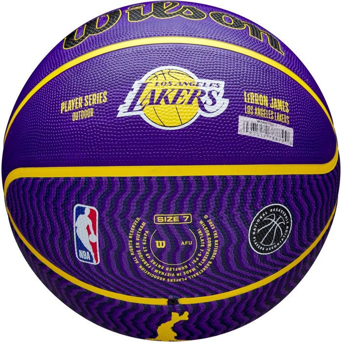 Ballon NBA LA Lakers Lebron James Player Icon Wilson image n°4