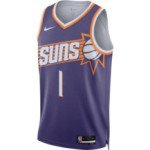 Color Violet du produit Maillot NBA Devin Booker Phoenix Suns Nike Icon Edition