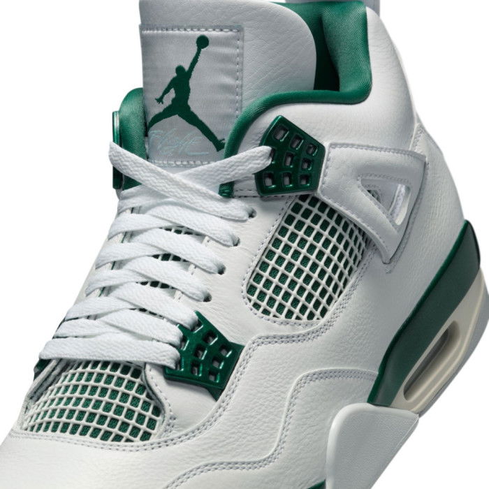 Air Jordan 4 Retro white/oxidized green-white-neutral grey image n°9