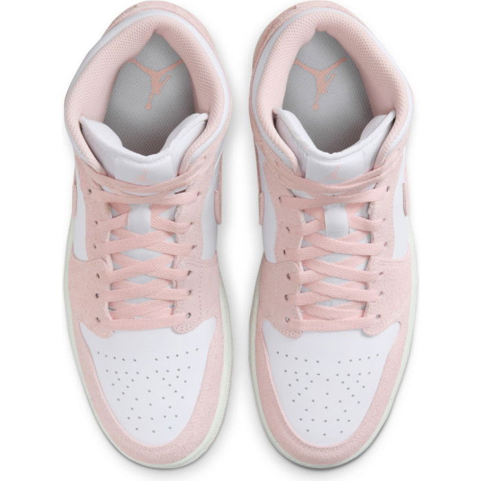 Air Jordan 1 Mid SE Pink Suede image n°4