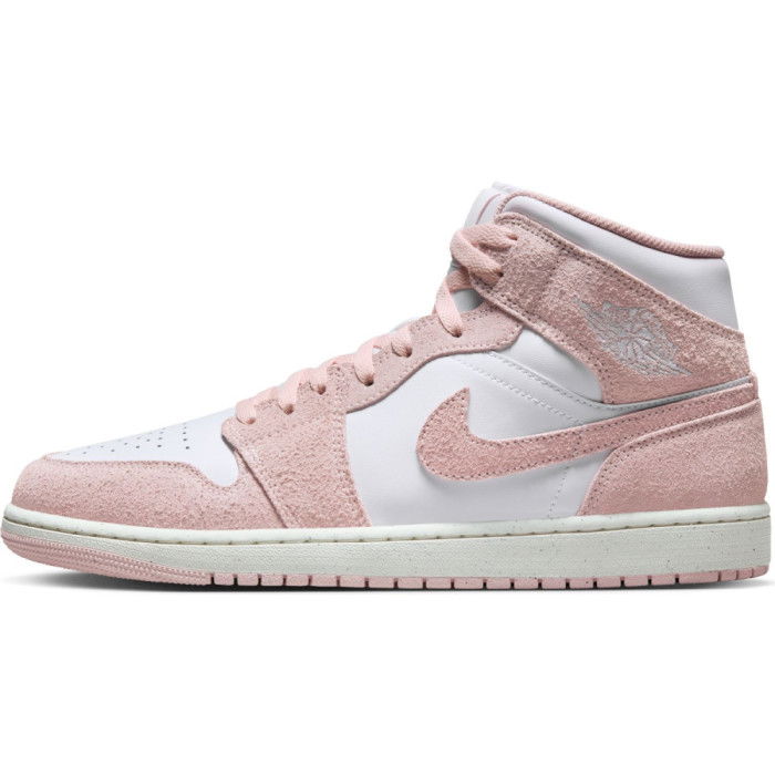 Air Jordan 1 Mid SE Pink Suede image n°6