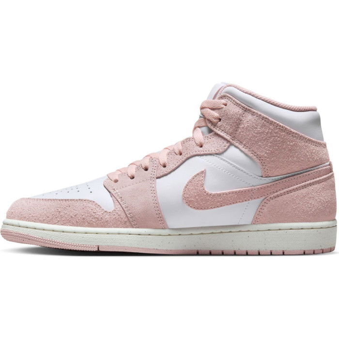 Air Jordan 1 Mid SE Pink Suede image n°7